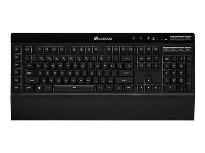 CORSAIR Gaming K57 RGB Keyboard backlit USB, Bluetooth, 2.4 GHz US