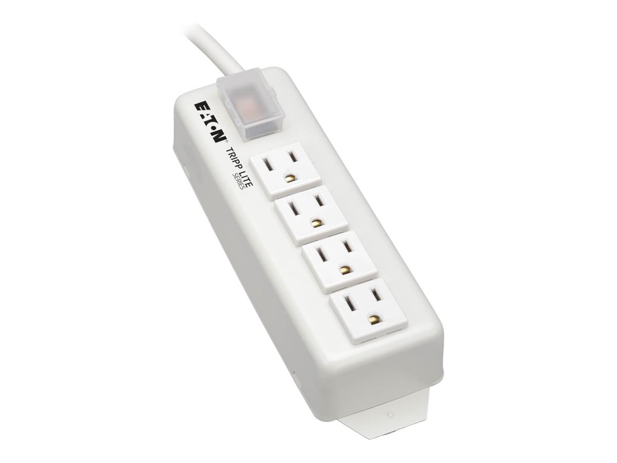Tripp Lite Power Strip 120V 5-15R 4 Outlet Metal 6' Cord 5-15P