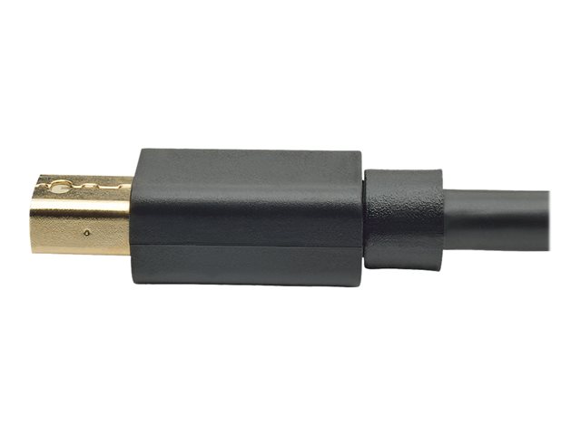 Tripp Lite Mini DisplayPort to DisplayPort 4K @ 60 Hz Adapter Cable (M/M), 4096 x 2160 (4K x 2K), mDP to DP 1.2, Black, 6 ft - DisplayPort cable - DisplayPort (M) to Mini DisplayPort (M) - 1.83 m - latched, 4K support - black