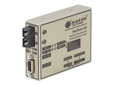 Black Box FlexPoint RS-232 to Fiber Converter