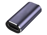 VISION Professional installation-grade HDMI to HDMI coupler - LIFETIME WARRANTY - joins two USBC cables together - Super Speed 40 Gbps - 100W power - 8K 60hz - USBC (F) to USBC (F) - black – Vision
