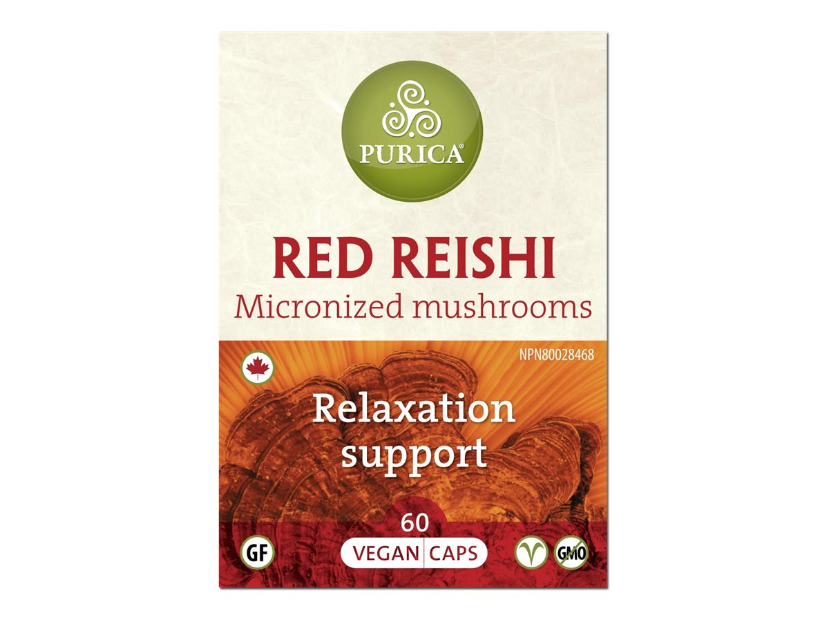 Purica Red Reishi Beyond Stress Relief Capsules - 60s