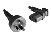 MicroConnect Strøm Type I (male) - Strøm IEC 60320 C13 Sort 1.8m Strømkabel