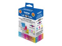 Brother LC-513PKS - Yellow, cyan, magenta