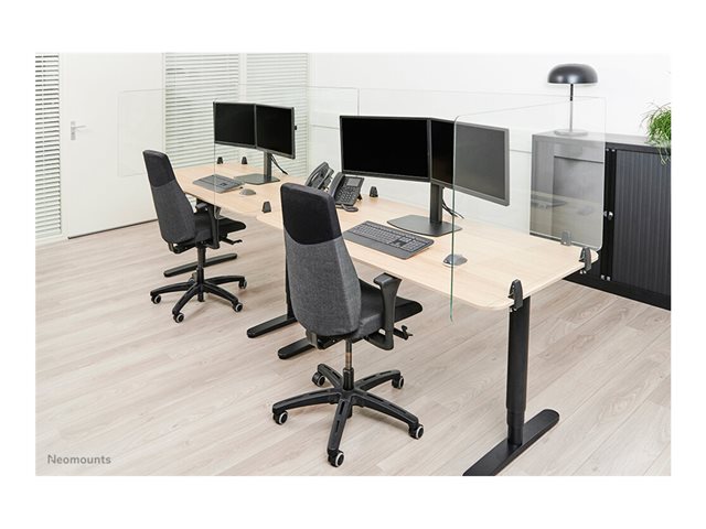 Neomounts NS-GLSPROTECT120 - rozdělená obrazovka - montáž na pracovní stůl - 120 x 65 cm - průhledná – foto 12