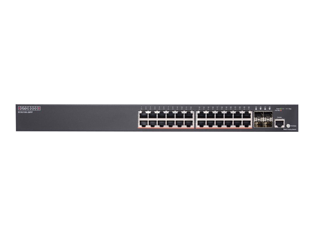 Edge-Core ECS2100-28PP, switch, 28 ports, smart, rack-mountable