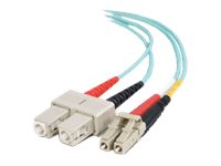 Quiktron Value Series Patch cable SC multi-mode (M) to LC multi-mode (M) 2 m fiber optic 