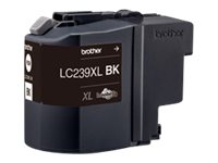 Brother LC239XLBK Super High Yield black original ink Product shot Right-angle 76400