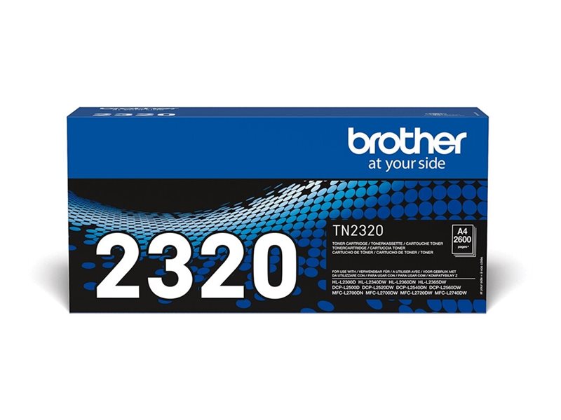 BROTHER TN2320 black toner 2600 pages
