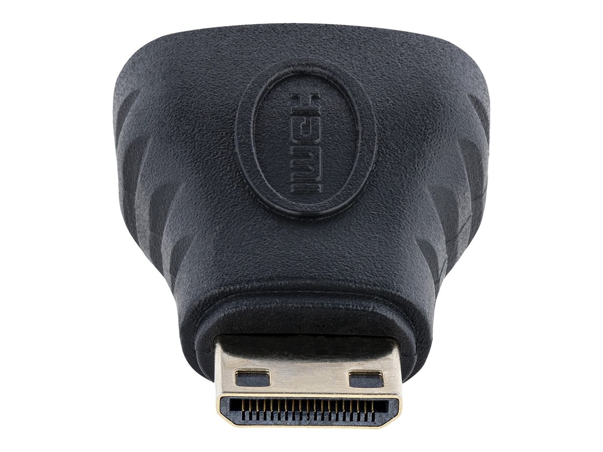 StarTech.com Mini HDMI to HDMI Adapter, 4K High Speed HDMI Adapter, 4K 30Hz Ultra HD High Speed HDMI Adapter, HDMI 1.4, Gold Plated Connectors, UHD Mini HDMI Adapter 4K, Black - Mini HDMI to HDMI Converter - HDMI adaptér – foto 4