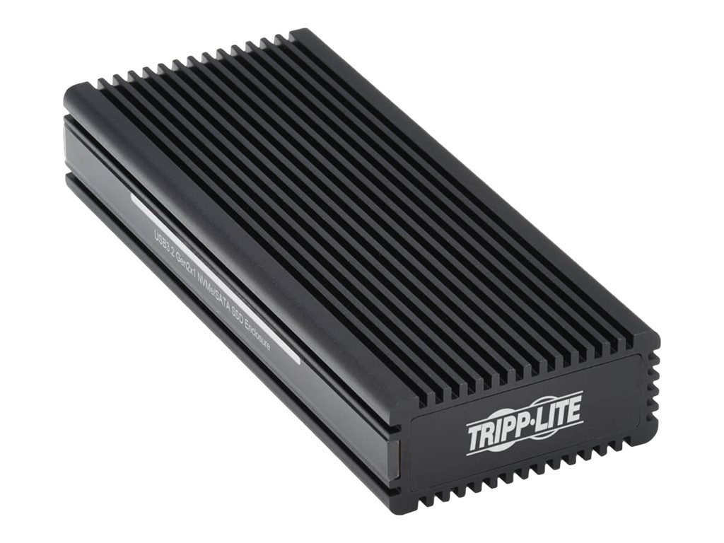 Tripp Lite USB-C to M.2 NVMe and SATA SSD (M-Key) Gaming Enclosure Adapter