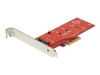 StarTech.com M2 PCIe SSD Adapter - x4 PCIe 3.0 NVMe / AHCI / NGFF / M-Key - Low Profile and Full Profile - SSD PCIe M.2 Adapter (PEX4M2E1) - interface adapter - M.2 Card - PCIe x4