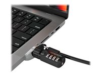 Compulocks MacBook Pro M1 16-inch (2021) Lock Adapter With Combination Lock Adapter til låsning af slot for sikkerhed