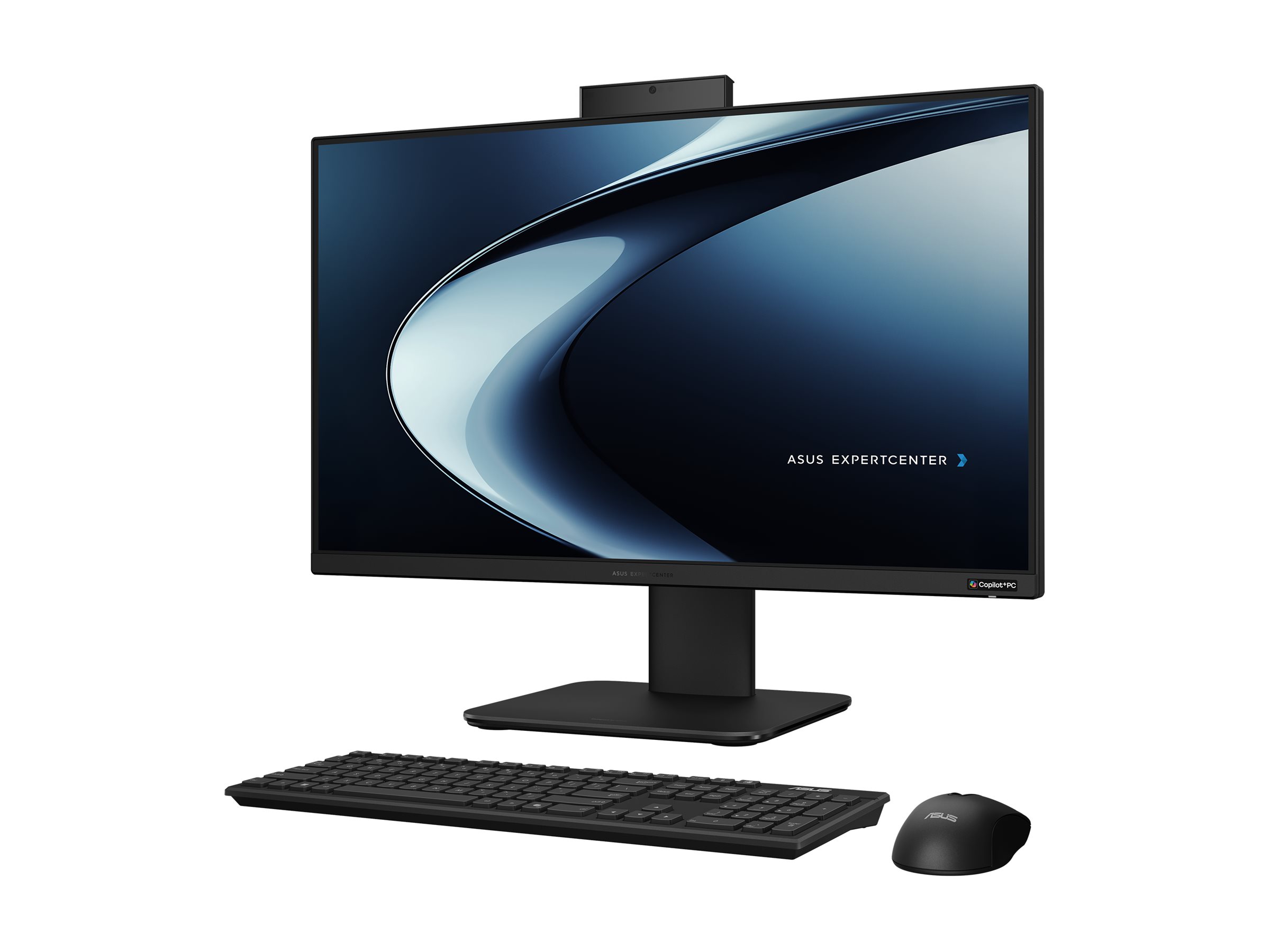 An image of ASUS ExpertCenter P600 PM640KA BPC092X - all-in-one - Copilot+ PC - Ryzen AI 5 330 2 GHz - 16 GB - SSD 512 GB - LCD 23.8"