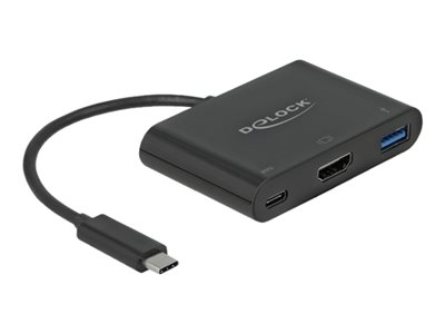DELOCK USB Type-C Adapter > HDMI 4K 30Hz USB Type-A/C PD - 64091