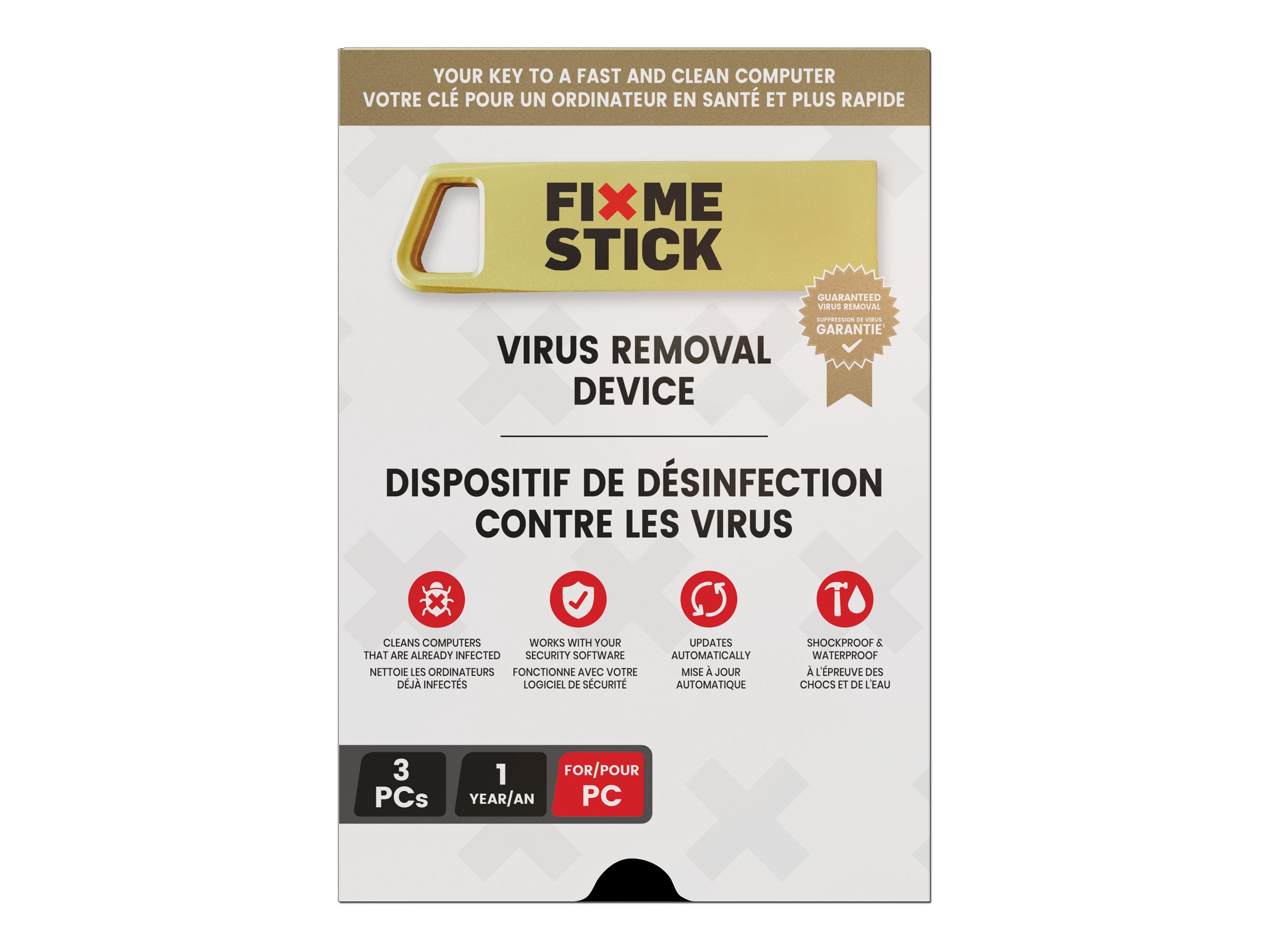 FixMeStick Gold - Virus Removal Device