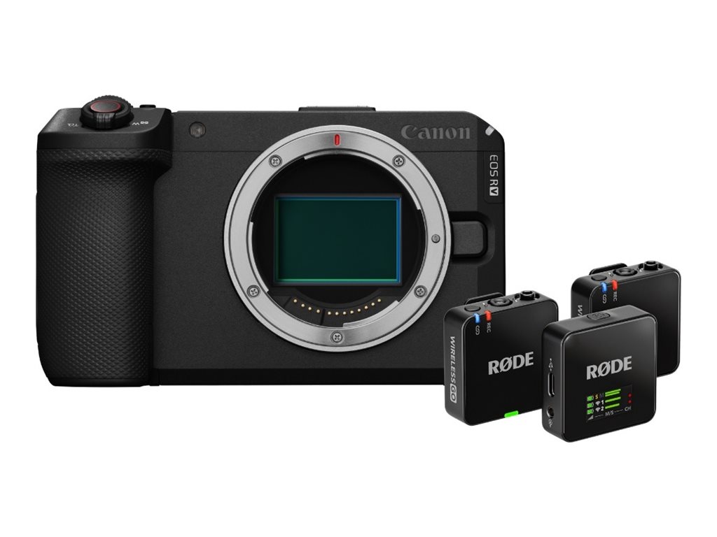 Canon EOS R6 V, digital camera, body only, with RODE Wireless GO