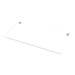 FELLOWES LEVADO PLATEAU SEUL BLANC 160CM