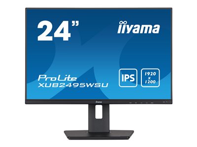 IIYAMA 61.1cm (24) XUB2495WSU-B5 16:10 HDMI+DP+USB IPS bl retail - XUB2495WSU-B5