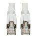 Eaton Tripp Lite Series Cat8 40G Snagless SSTP Ethernet Cable (RJ45 M/M), PoE, White, 3 ft. (0.9 m)