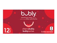 Bubly Sparkling Water - Cherry - 12x355ml