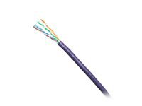 C2G 1000ft (304.8m) TAA-Compliant Cat6 Bulk Unshielded (UTP) Ethernet Network Cable with Solid Conductors-Riser CMR-Rated - Purple