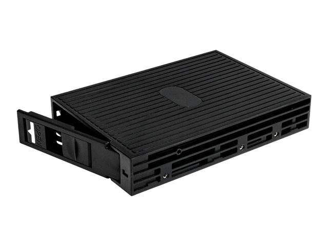 Image of StarTech.com 2.5in SATA/SAS SSD/HDD to 3.5in SATA Hard Drive Converter - Storage bay adapter - 3.5" to 2.5" - black - 25SATSAS35 - storage bay adapter