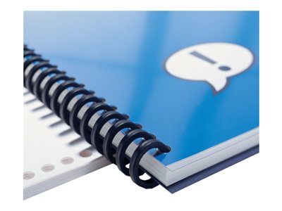 GBC ProClick 0.63 in 110 sheets black 100 pcs. binding click spine 