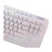 Logitech G G715 Wireless Gaming Keyboard, Linear Switches (GX Red) and Keyboard Palm Rest, White Mist - Image 6: Close-up