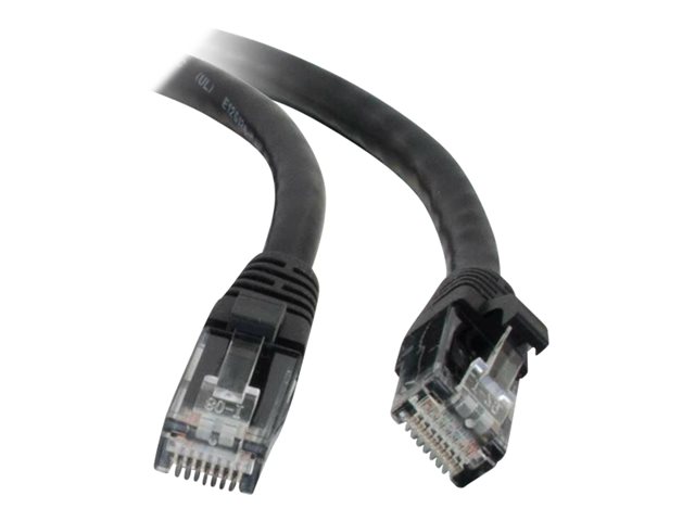 C2G Cat5e Booted Unshielded (UTP) Network Patch Cable - patch kabel - 1 m - černá – foto 3