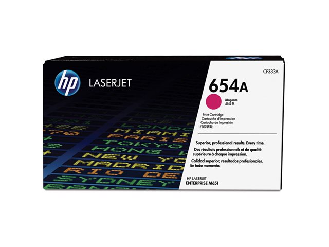 HP 654A Magenta Toner