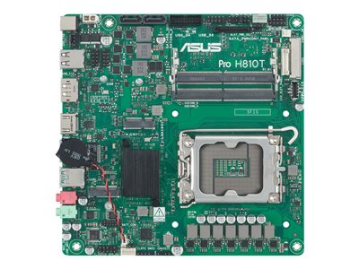 4711636101325 - ASUS PRO H810T-CSM Mainboard - Intel H810 - Intel LGA1851 socket - DDR5 RAM - Mini-ITX