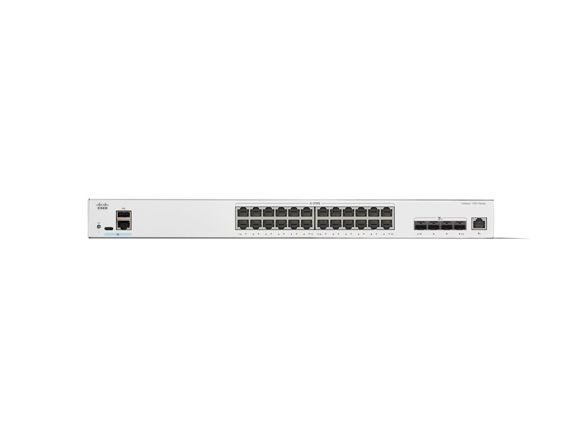 Cisco Catalyst 1300-24XT - přepínač - 24 porty - inteligentní - Lze montovat do rozvaděče – foto 2