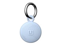 [U] Protective Case for Apple AirTag with Keychain DOT Soft Blue Case for security tag 