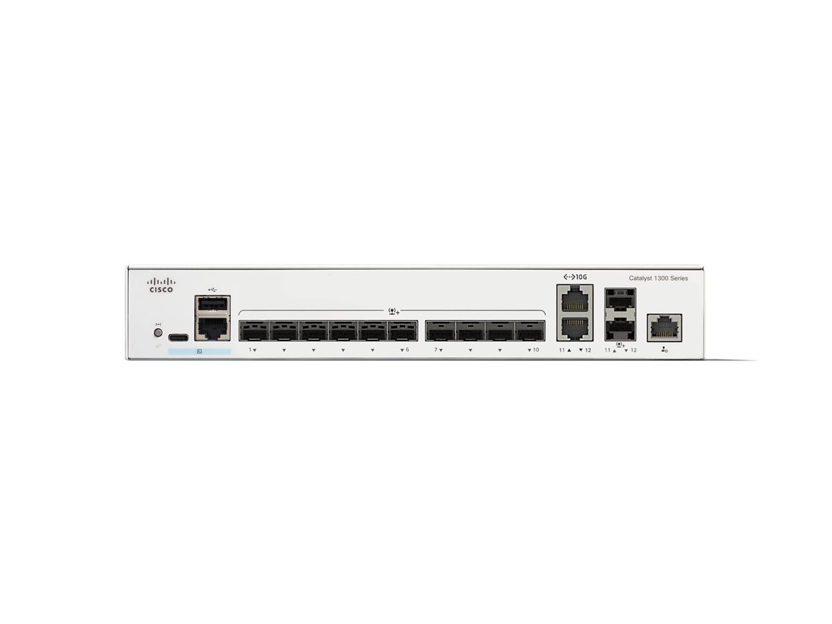 Cisco Catalyst 1300-12XS - přepínač - 12 porty - inteligentní - Lze montovat do rozvaděče – foto 2