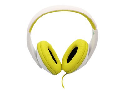 Syba Connectland CL-AUD63033 Headphones on-ear wired 3.5 mm jack white, lime