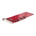 StarTech.com Quad M.2 PCIe Adapter Card, x16 Quad NVMe or AHCI M.2 SSD to PCI Express 4.0, Up to 7.8GBps/Drive, For 2242/2260/2280/22110mm PCIe M-Key M2 SSDs, Bifurcation Required