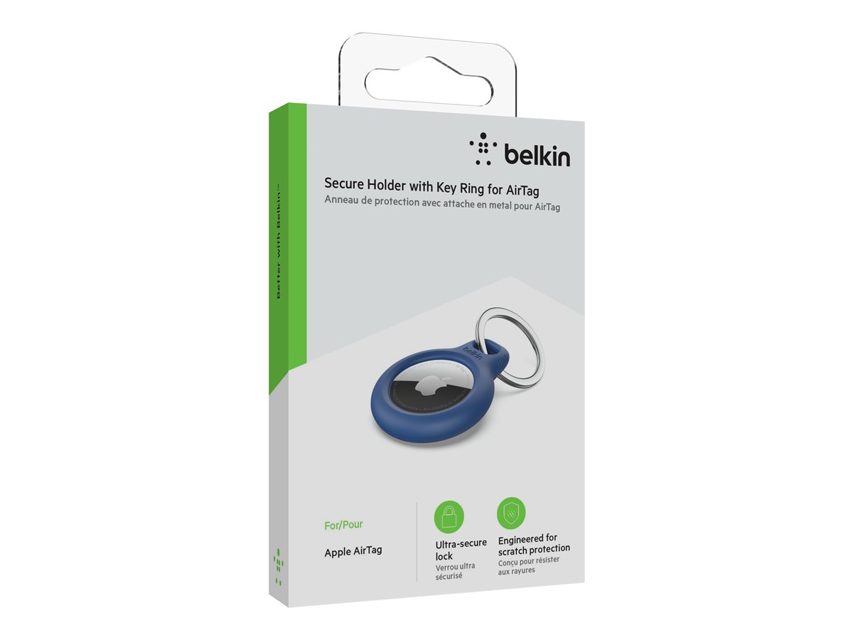 BELKIN AirTag Holder with Keyring Blue