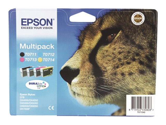 Image of Epson Multipack - black, yellow, cyan, magenta - original - ink cartridge