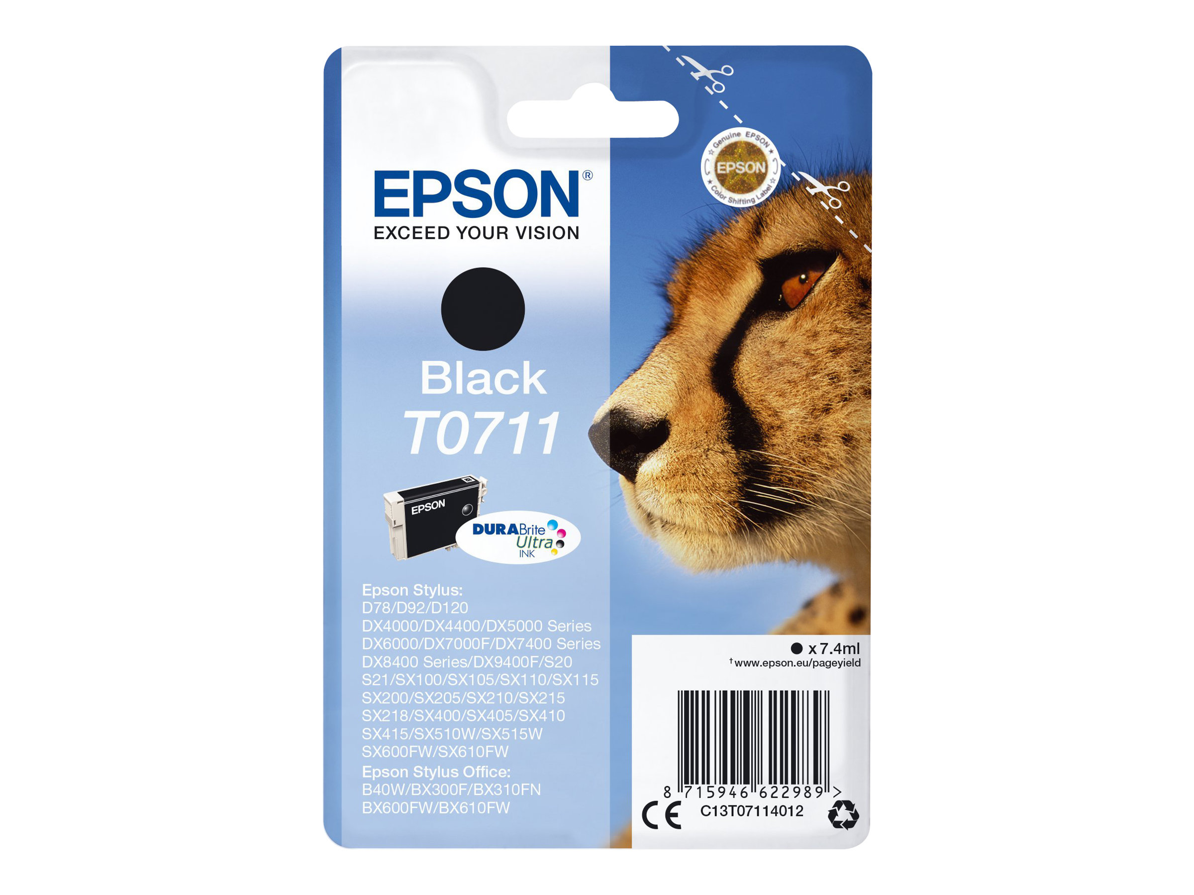 EPSON 6LB ink T071 black blister w/s