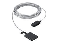 Samsung One Invisible Connection VG-SOCR15 - Video / audio cable (optical) - One Connect male to One Connect male - 49 ft - fiber optic - transparent - for Samsung GQ55Q90, GQ65Q90, QA43LS03, QA55LS03, QA65Q90, QE43LS03, QE49LS03, QE55LS03