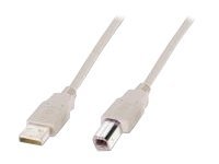 ASSMANN USB 2.0 USB-kabel 1.8m Beige