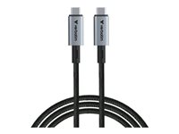 Verbatim USB4 USB Type-C kabel 1.2m Sort Sølv