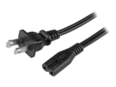 StarTech.com 10ft (3m) Laptop Power Cord, NEMA 1-15P to C7, 10A 125V, 18AWG, Notebook / Laptop Replacement Cord, Printer Power Cable, Laptop Charger Cord, NEMA 1-15P to IEC 60320 C7 - Power Brick Cord - UL Listed