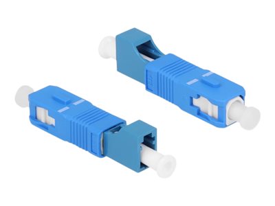 DELOCK LWL Hybrid Kupplung SC Simplex St zu LC Bu blau