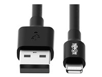 Eaton Tripp Lite Series USB-A to Lightning Sync/Charge Cable (M/M) - MFi Certified, Black, 3 ft. (0.9 m) Data / strømkabel 1m