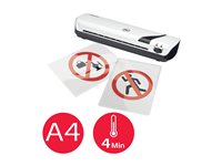 GBC Inspire+ A4 Lamineringsmaskine til kold- eller varmlaminering A4 Hvid