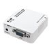 Eaton Tripp Lite Series VGA to HDMI Adapter Converter for Stereo Audio / Video White