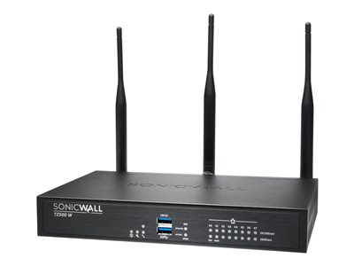 SonicWall TZ500W Security appliance with 1 year TotalSecure GigE Wi-Fi 5 2