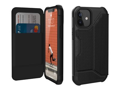 UAG Rugged Case for iPhone 12 Mini 5G [5.4-inch] Metropolis Kevlar Black 